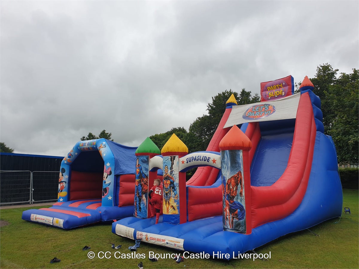 Mega Slide Hire Liverpool - Giant Inflatable Fun | CC Castles